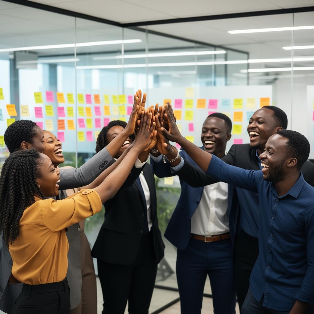 Billif team celebrating success